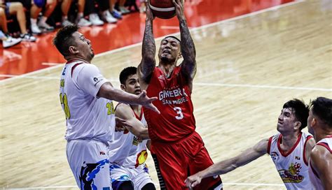 Malonzo’s 32 points lead Ginebra to tight victory over ROS.